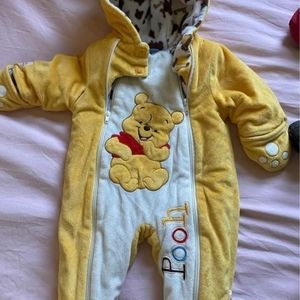Baby winter onesie jacket